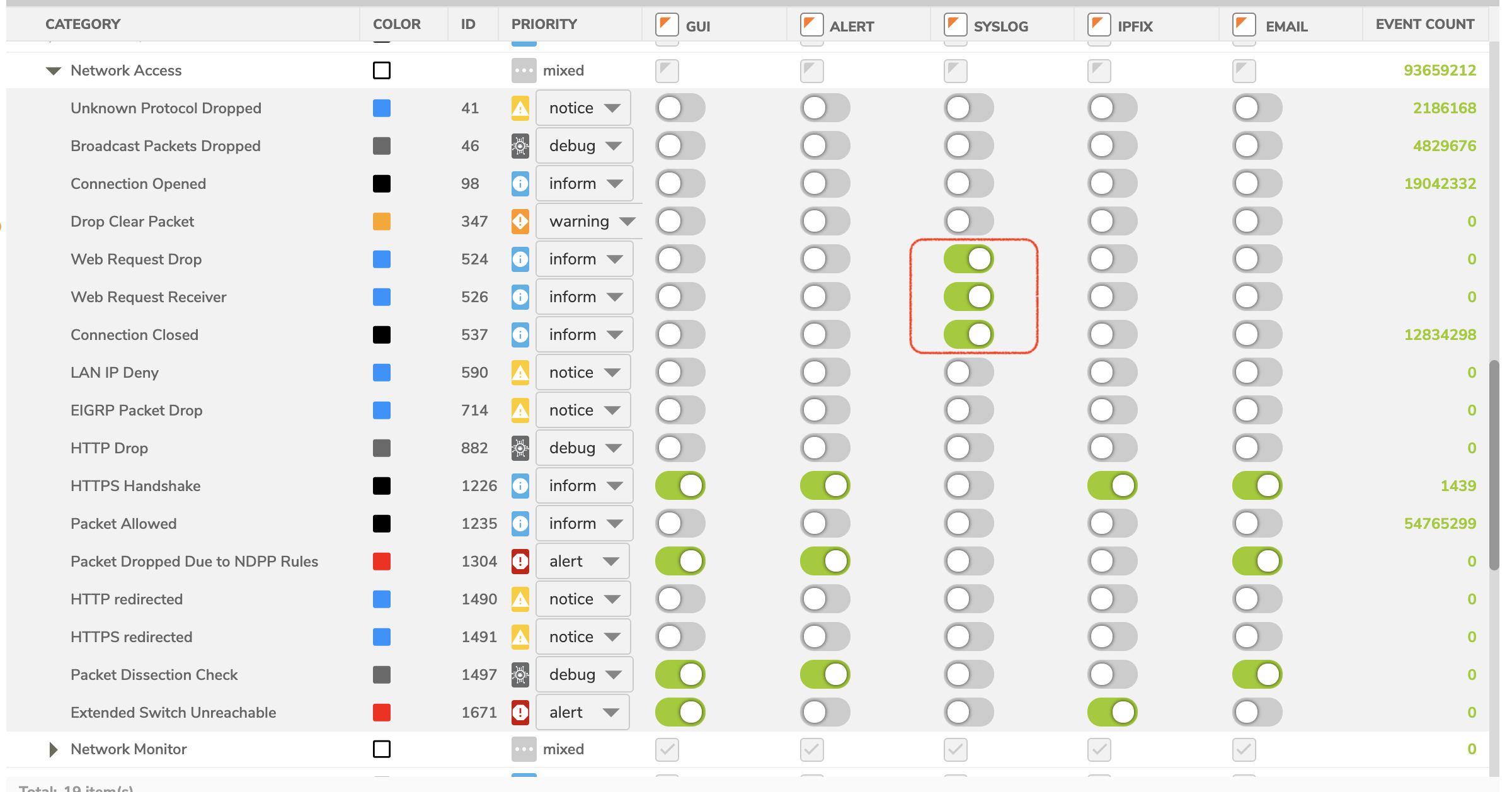 Logging network activity in SonicWall SonicOS 7.0